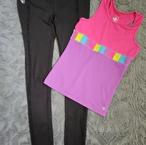 Limeapple Sport activewear set Size 7-8 8